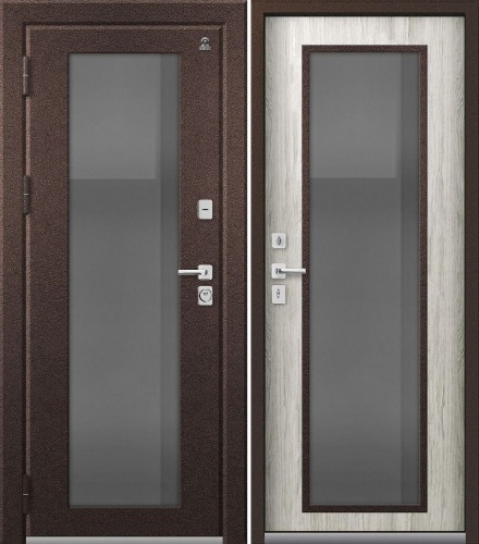 Центурион Т-11-2025 Шоколад муар-Дуб полярный (терморазрыв со стеклом)